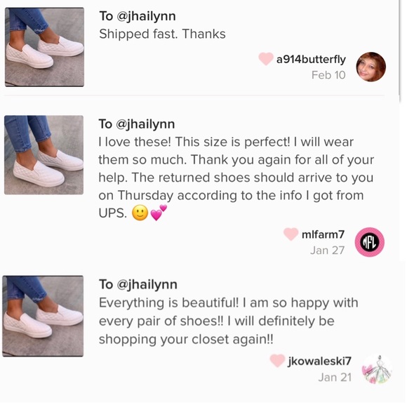 White quilted slip on sneakers - Picture 4 of 6